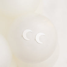 Load image into Gallery viewer, Tiny Crescent Moon Stud Earrings