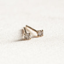 Load image into Gallery viewer, Tiny Diamond Studs - 2mm