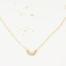 Load image into Gallery viewer, Tiny Crescent Moon Necklace