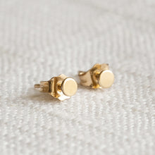 Load image into Gallery viewer, Tiny Circle Stud Earrings
